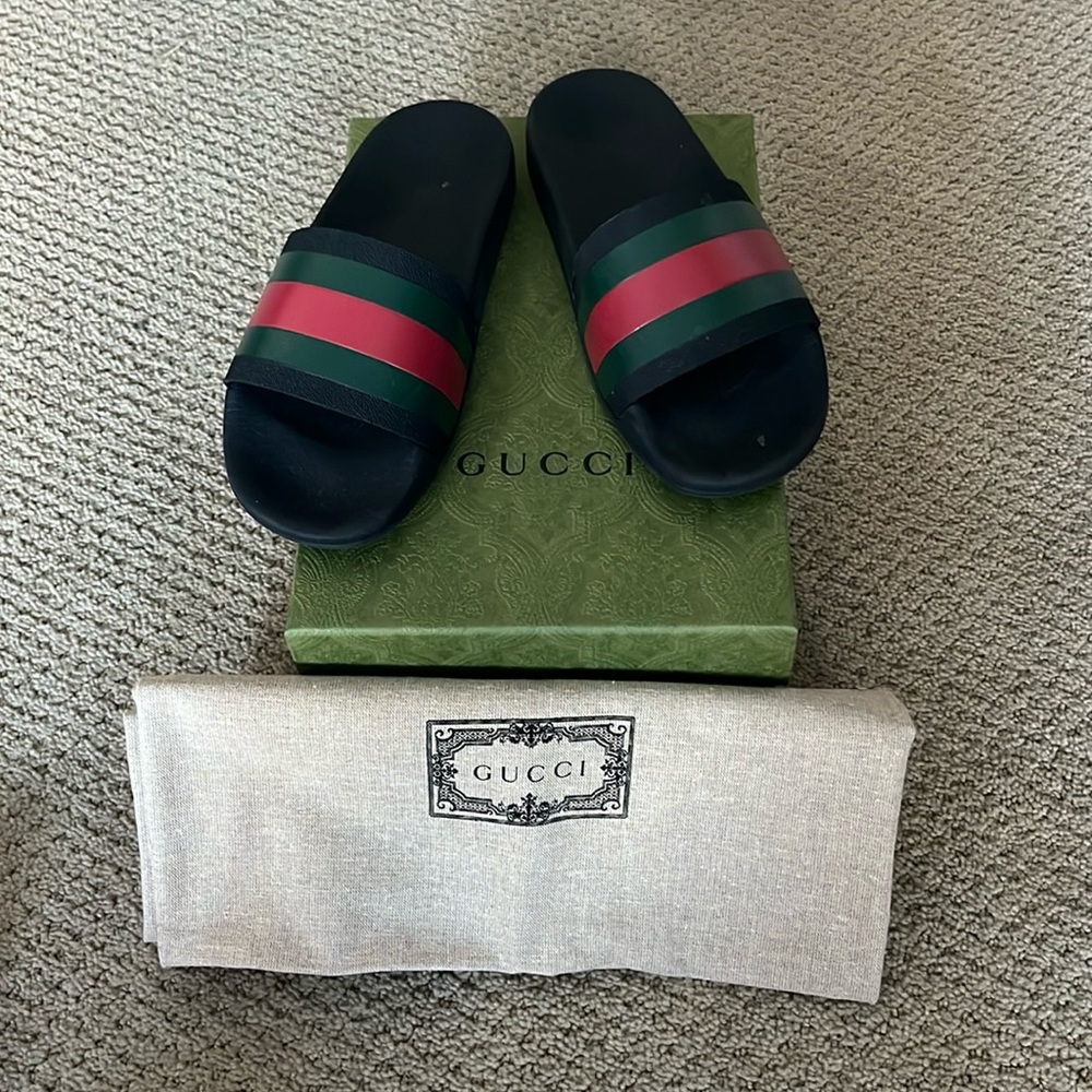 Boys Gucci Slides